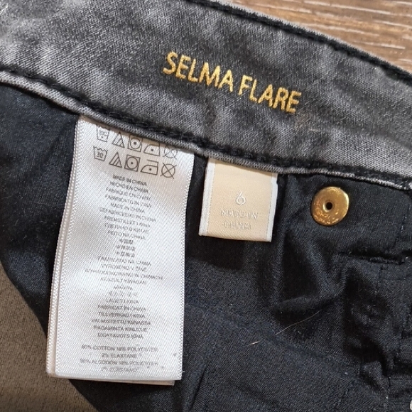 Michael Kors - Vintage - Rare Peice - Black And Cream Selma Flare Boot Cut Pants - Picture 3 of 7